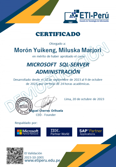 certificado